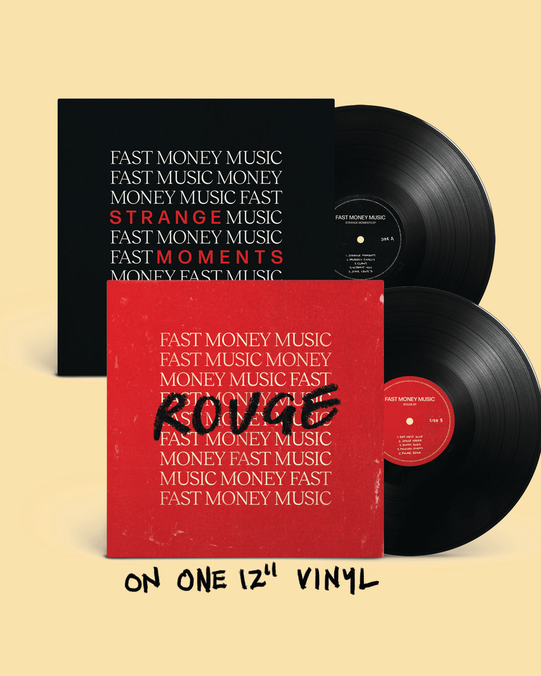 Strange Moments / Rouge - 12" Vinyl (Signed)