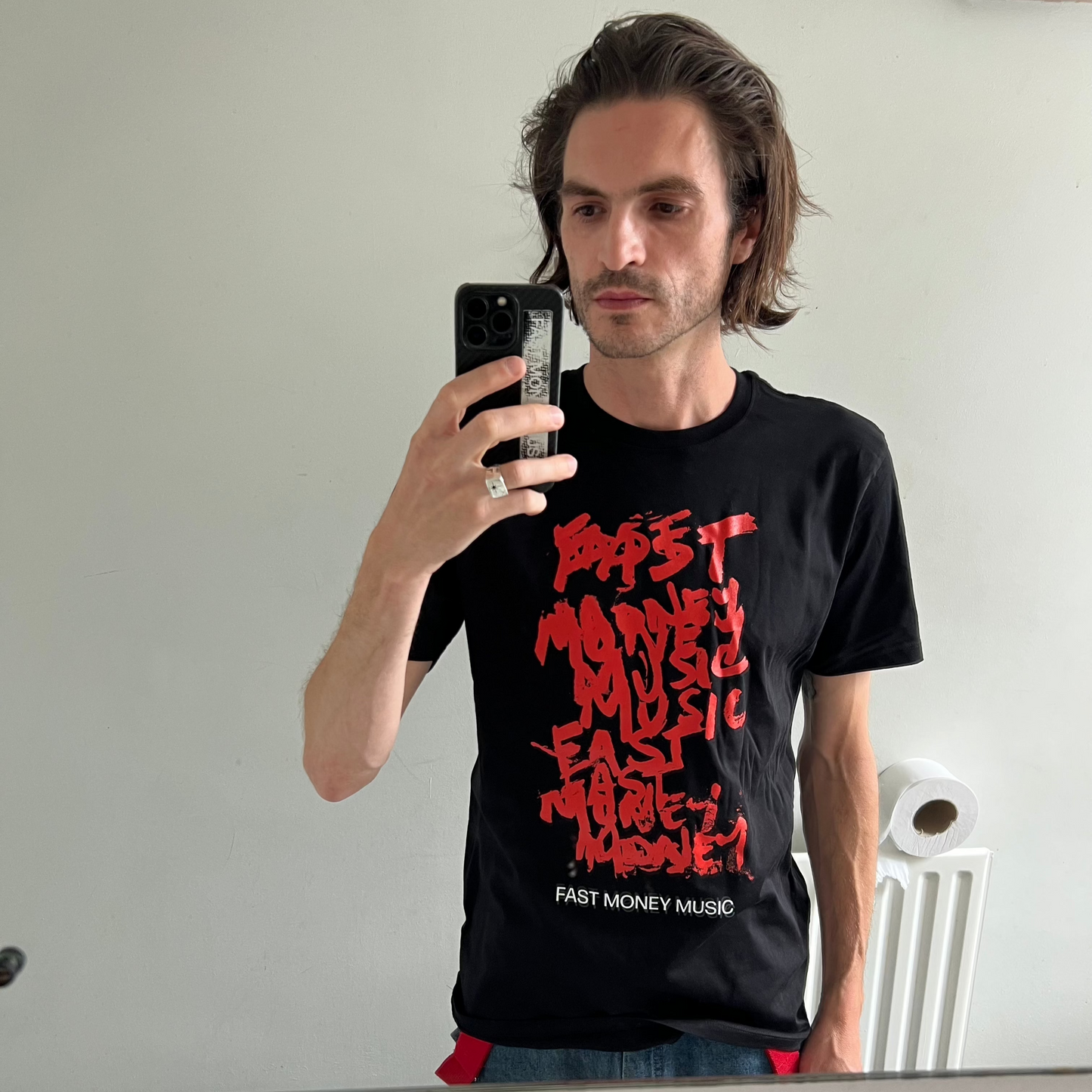 FMM Lipstick Tee - Black